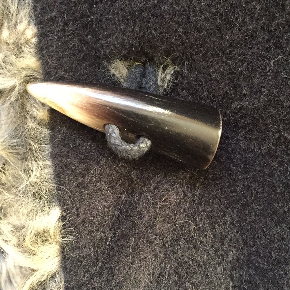 Reversible Teddy Bear Wool Jacket Medium Fjall - image 7